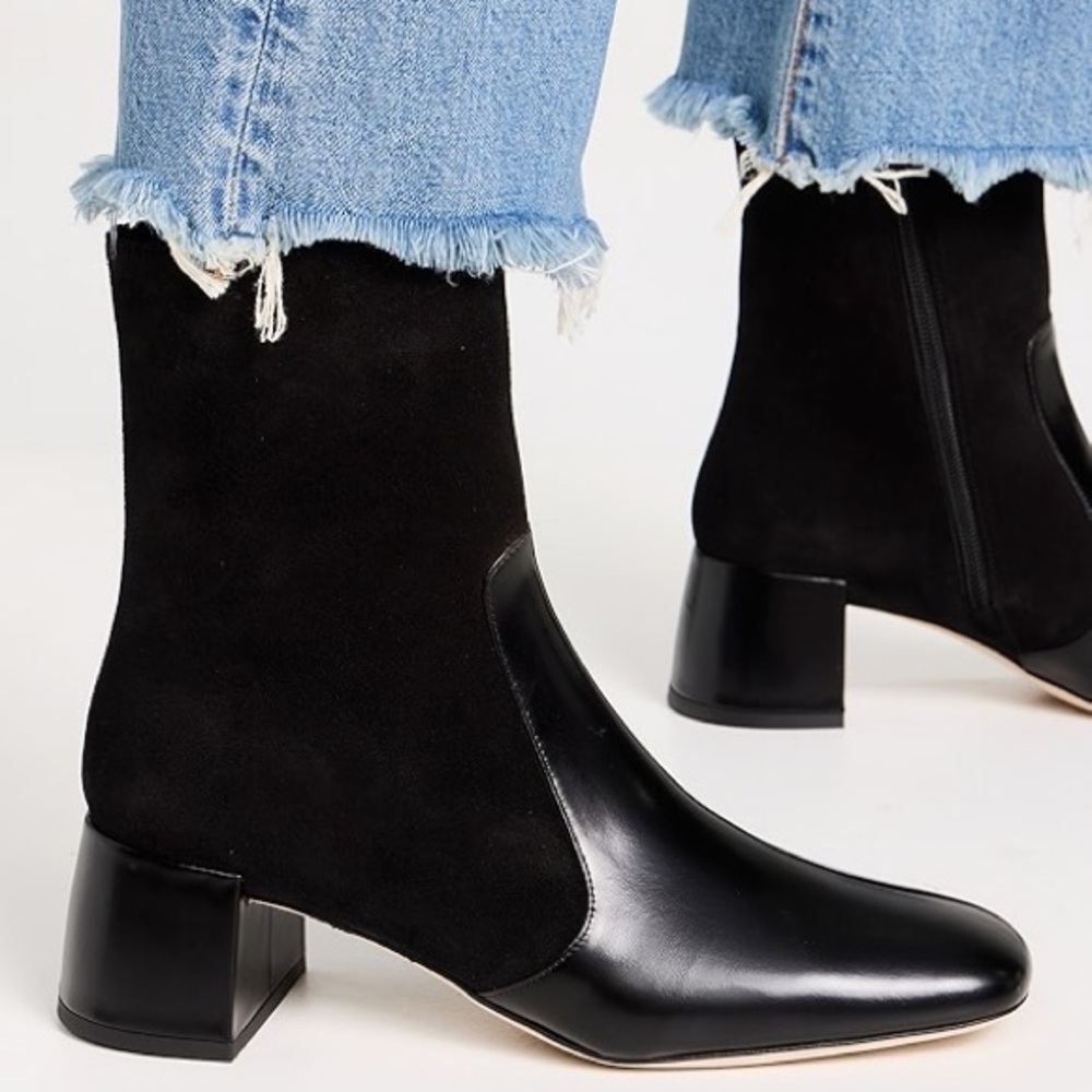 STAUD Black Ankle Boots